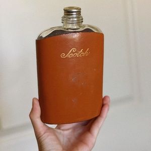 Vintage scotch flask